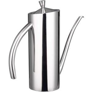 IMEEA Olive Oil Dispenser SUS304 Stainless Steel 24oz/700ml, No Drip Oil Bottle with Narrow Spout for Precision Pouring, Kitchen Oil Cruet for Vinegar, Soy Sauce