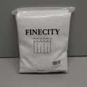 FINECITY White Lace Curtains 72 Inches Long for Bedroom, Country Leaf Floral Design Lace Curtain 2 Panels, Rod Pocket Vintage Privacy Window Sheer Lace Curtains, 42 x 72 Inch, 1 Pair, White