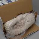 Westinghouse Electric Blanket Twin, Soft Ribbed Flannel to Sherpa Heated Blanket with 10 Heating Levels & 1-12 Hours Auto Shut Off, Fast Heating & Machine Washable, 62x84 Inch, Beige