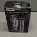 Jack & Rose Clippers and Trimmers Set, Cordless Hair Clippers for Men, Barber Clippers Set (Silvery)