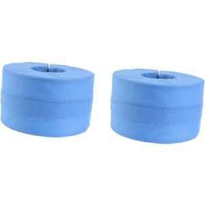 2Pcs Blue Sleeping Foot Pillows for Leg Support Comfortable Foot Care Accessory with Breathable Material for Elevation for Bedridden Elderly Patients