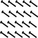 Prolinemax 20 Pc T316 Black Oxide Stainless Steel Cable Railing Dome Swage for 3/16" Cable