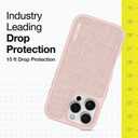 Incase ICON Case with Woolenex for iPhone 16 Pro Max - Durable, Protective, Lightweight, Water-Resistant, Scratch Resistant with Wireless Magsafe Charging - Cocoa Pebbled Plant Leather