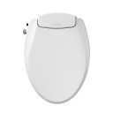 Brondell Bidet Toilet Seat Non-Electric Swash Ecoseat, Fits Elongated Toilets, White - Dual Nozzle System, Ambient Water Temperature - Bidet with Easy Installation