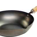 River Light Iron Frying Pan, Extreme Japan, 11.8 inches (30 cm), Induction Compatible, Made in Japan, Wok
