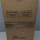 Large Outdoor Lanterns for Porch: 23" & 17" Set of 2 Floor Lantern Decorative Indoor with Glass Candle Holder for Fireplace Patio Modern Home Decor