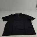 Amazon Essentials Men's Regular-Fit Cotton Pique Polo Shirt (Large, Black)