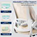 Ergonomic Office Chair Desk Chair with Adjustable Lumbar Support