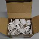 Christmas Village Lights with 12 LED Warm-White Bulb, Decoration for Christmas Village Houses, Snow Village Lights, Pumpkin Crafts Halloween Holiday Decoration,C7 Village Light Cord with Clips