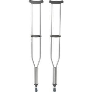 McKesson Aluminum Adjustable Underarm Crutches for Tall Adults 5'5" - 6'6" 