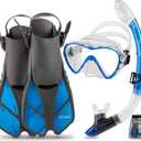 Seavenger Aviator Snorkeling Set with Gear Bag (XS/XXS)