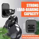 8 PCS Apartment Dorm Decor Curtain Rods No Drilling Brackets,No Drilling Holder Renter Friendly Adhesive Curtains Hooks for Hanging Drapes Rv Over Blinds Dorm Kitchen Bedroom Home Bathroom