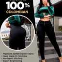 Colombian Jeans for Women Butt Lift Butt Lifting Jeans Women Black Pantalones Colombianos para Mujer Levanta Cola Negro (Black)