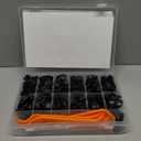 Frokom 240pcs Car Retainers Clips Bumper Grill Fender Door Rivets,5 pcs Fasteners Clips Kit for Chevrolet Silverado/Chevy Tahoe/Suburban/GMC Sierra/Ford/Dodge/Toyota/Honda