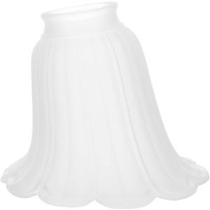 UKCOCO Vintage Glass Lamp Shade 5.5 Inch Frosted Flower Shape Replacement for E12 Table Lamps Ceiling Pendant Lighting Fixtures Home Decor, 14.50X14.00X14.00CM