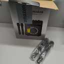 Karaoke Machine for Adults, Portable Bluetooth Speaker with 2 Wireless Microphones and Lights Show, Karaoke Speaker with Bass & Treble, Supports for TWS,USB,FM,REC,AUX in,TF Card for Party/Meeting (Black)