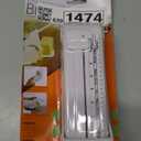 KitchenArt Buttermate Butter Cutter Slicer, Measuring Dispenser and Keeper, White