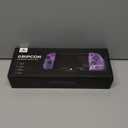 NexiGo Hall Effect Gripcon (No Drift, No Deadzone) with Hall Sensing Joystick for Switch/Switch OLED, Adjustable RGB Light, 6-Axis Gyro, Turbo, Mapping (Cosmic Nebula)