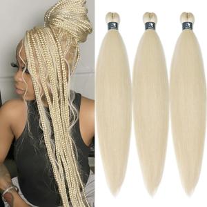 613 Blonde Braiding Hair Pre Stretched 26 inch Synthetic Colored Braids Hair Extensions Knotless Ezbraid Prestretched Braiding Hair Non Toxic Crochet Braids 613 Blonde Braiding Hair Pre Stretched 26 inch Synthetic Colored Braids Hair Extensions Knotless Ezbraid Prestretched Braiding Hair Non Toxic Crochet Braids
