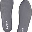 Ronsan Memory Foam Insoles for Women - Comfort Replacement Shoe Inserts for Running Shoes, Sneaker, Work Boot, Hiking Shoes, Cushioned Shock Absorbin Shoe Insoles, Gray US 6.5
