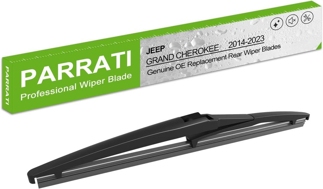 PARRATI Rear Windshield Wiper Replacement for Jeep Grand Cherokee 2014-2023,Back Wiper Blade Quiet & Easy to Install(11 Inch)
