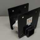 Ohuhu RV Bumper Hitch 2" Receiver Adapter with Hitch Pin & Hitch Cover, Openning 3500 LBS Capacity Fits 4" x 4" Bumper Trailer Towing Cargo Carrier Bike Racks