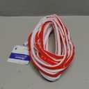 White Rubber Weather Stripping Door Seal Strip, D Shape Door Rubber Weather Seal Strip, SelfAdhesive Weatherstripping Soundproofing Doors Sealing Strip for Windows (23 feet, White)