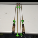 DC97-16350S Washer Suspension Rods (26.4in) - Compatible with Samsung Washer WA50R5200AW, WA45T3400AP, WA41A3000AW - Replaces DC97-16350T, DC97-16350U - Suspension Rods for Sam sung washing machine