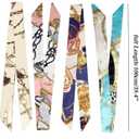 kcctoo 2/6/10Pack Scarf Bags for Women Handbag Scarfs Band Hair Neck Scarves Fashion Gifts