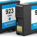 Ink Cartridges High Yield Replacement for 923 2 Cyan