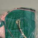 Skate Bag for Ice, Inline, Roller & Quad Skates - Kids & Adults (Green/Pink)