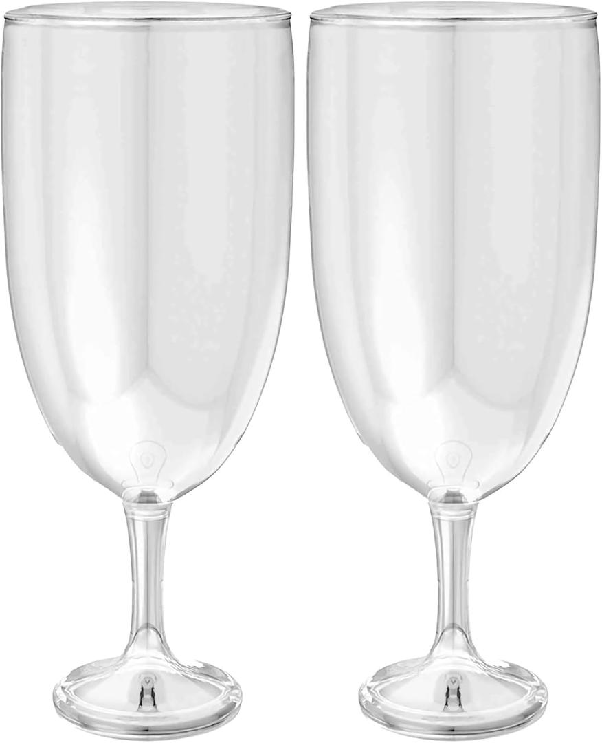 Round Clear Plastic Pedestal Jar - 12.5", 1 Piece - Elegant Favor Container for Parties, Weddings & Special Occasions (Pack of 2)