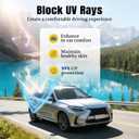 ARANA 20% VLT 30" 15FT Ceramic Car Window Tint Film, Heat Resistant & 99% UV Blocking Privacy Protection