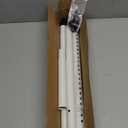 DIIG Sliding Door Security Bar, 17.7-50.5inch Heavy Duty Adjustable Sliding Patio Door Lock Bar with Rubber Tips,Diameter 1inch Window Security Bar for Home Apartment Travel Children Women (White)