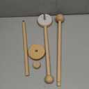 Crib Mobile Holder, HBM Wooden Mobile Arm & Hanger for Crib, Nursery Decor for Baby Girl Boy (31 Inch)