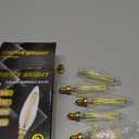 CREATE BRIGHT Edison Light Bulbs E12 Dimmable Candelabra LED Light Bulbs 100W Equivalent，B11 High Brightness Daylight White 5000K，Clear Glass，5 Pack