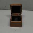 Single Walnut Wooden Watch Box Watch Storage Travel Case Organizer for Men and Women Wristwatch Display Box Holder