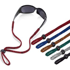 SHINKODA 6-Pack Glasses Strap - Universal Eyeglass Lanyard - Eyewear Retainer Cord for Reading, Safety, Sports & Sunglasses (Black & Space Dye(brown/Gray/Green/Royal/Red))