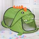 Kids Play Tents Collapsible Tent for Boys Girls Gift - Large Foldable Playhouse Indoor/Outdoor Fun - Pop up Tent Toys for Age 1 and up Child Birthdays Presents (Dinosaur)