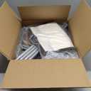 SUOERNUO Laundry Hamper Basket 2 Bag Laundry Sorter Cart with Rolling Lockable Wheels and Removable Bags Laundry Organizer Cart for Clothes Storage (Black+Grey)