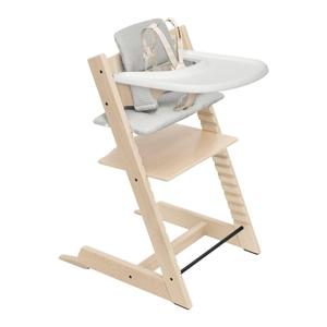 Stokke Tripp Trapp High Chair with Tray and Cushion, Natural/Nordic Grey
Includes Chair, Baby Set, Removable Harness, Tray, Cushion, for Ages 6-36 Months, Solid Wood, Holds up to 300 lbs