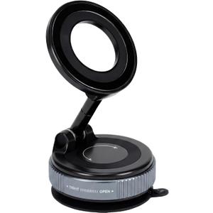 EdenseeLake Car Phone Holder for Magsafe, 360 Adjustable Car Phone Mount, Strong Magnetic Vacuum Suction Cup Phone Holders for Your Car, 17 Pro Max 16 15 14 13 12 Air Plus