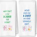 ArtisaEura Funny Mahjong Lovers Gifts Kitchen Towels Set of 2, Mahjong Gifts for Women Dish Tea Towels for Kitchen Decor, Joker Mah Jong Player Decorative Hand Towel, 16x24 Inches