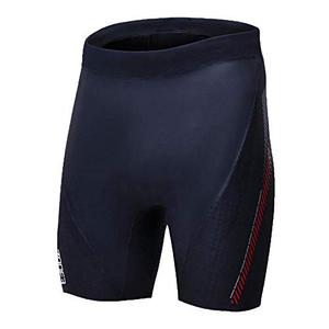 ZONE3 Neoprene Buoyancy Shorts 'Premium' Aerodome Elite 5/3mm (Black/Red, X-Large)