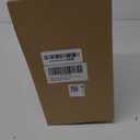 Resin Christmas Tree Figurines, 2Pcs Distressed White with Gold Table top Christmas Trees, Small Christmas Tree Figurine Set, Decorative Xmas Trees for Rustic Christmas Decor