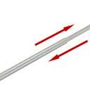 Towel Bar - Adjustable 304 Stainless Steel Towel Holder for Bathroom (11.8inch-22.6inch) Sturdy and Rustproof Wall Mounted Towel Rack for Bathroom Accessories, Silver