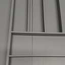 Purawood Bamboo Drawer Organizer - Expandable Silverware Organizer & Utensil Organizer, Cutlery Tray with Dividers, 7-9 Slots - Premium Kitchen Drawer Organizer for Utensils & Flatware (Grey)