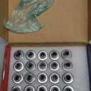 12x1.5 Lug Nuts 20 Pcs Chrome Closed End Mag Style Lug Nuts with Washer 13/16" (21mm) Hex Compatible with Toyota Camry/Corolla/Tacoma Lexus