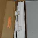 EVEO Cable Hider Wall - 153" Wall Cord Hider, Cable Concealer, Wire Covers for Cords - Wall Cable Hider and Cable Raceway for TV Cord Hider Wire Cover - 10X (L16 x W0.95 x H0.5) - Medium | White