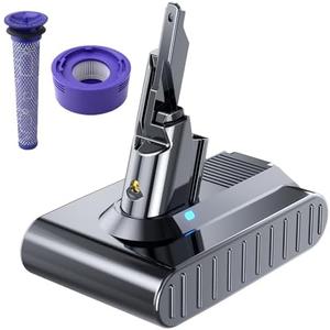 6.0Ah Replace for Dyson V7 Battery Replacement, Compatible with Dyson V7 Absolute V7 Trigger V7 Animal V7 Motorhead V7 Mattress Fluffy Vacuum V7 Trigger V7 HEPA V7 Car+Boat Handheld Vacuum Cleaners